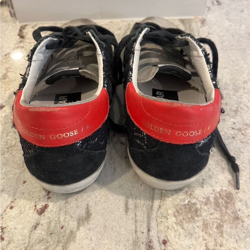 Golden goose sneakers Black and red Glitter - Picture 3 of 3